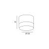 Skarlat  RDLС73017-4 10W WH 4000K-0
